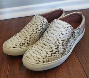 Report Annora Faux Snakeskin Slip-On Sneakers